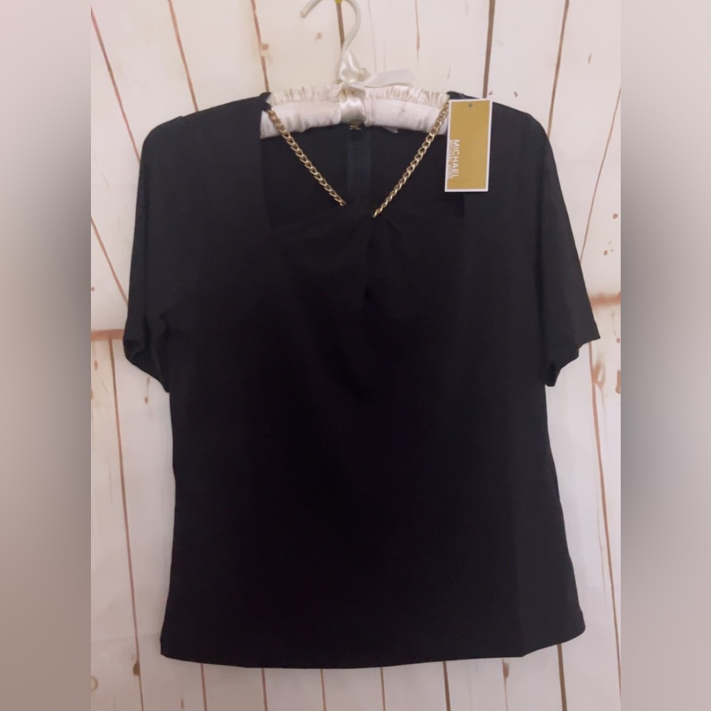 Michael Kors Elegant Black Women's Top